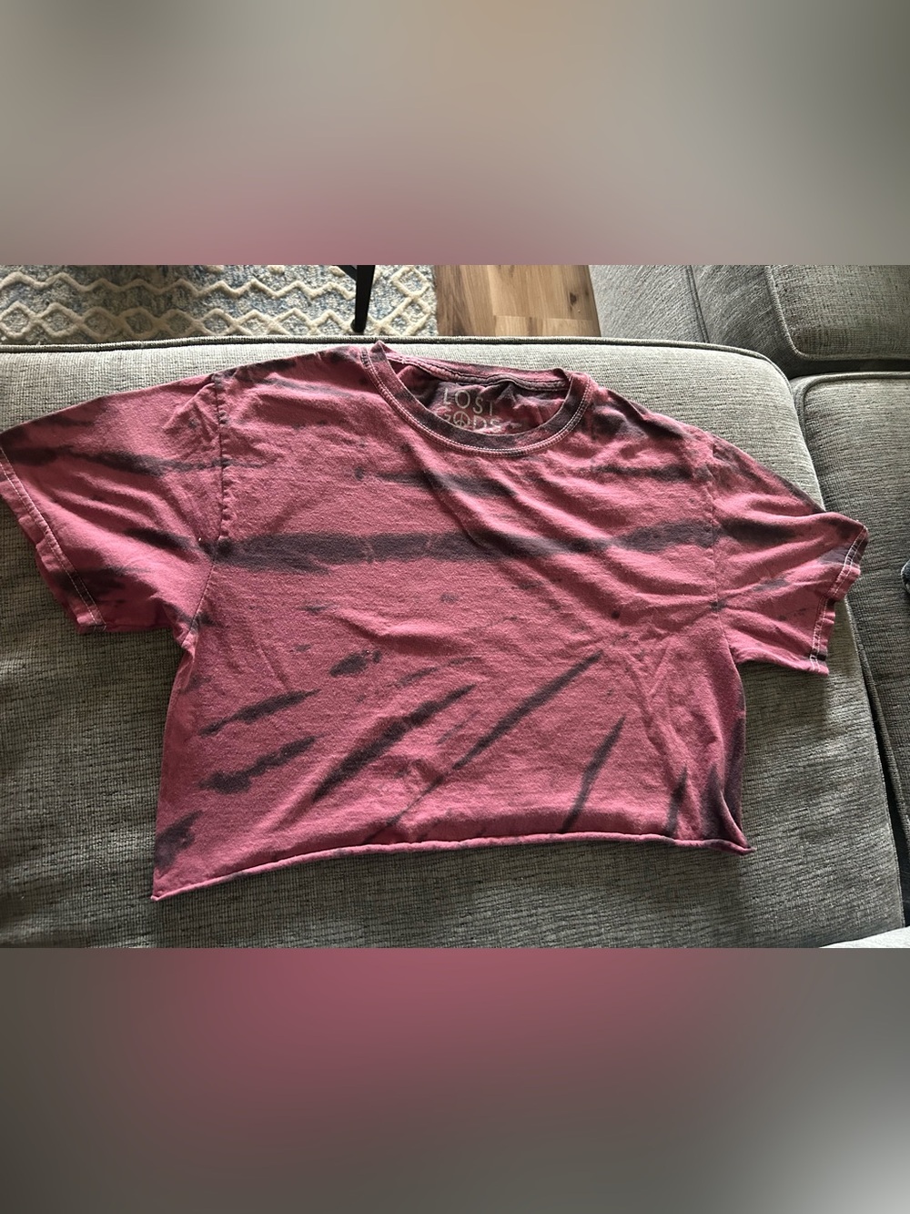 Lost Gods Tie-Dye Style cropped Tee